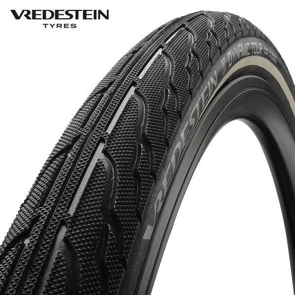 Vredestein Reifen Dynamische Tour 28 x 1,75 Schwarzer Reflieh