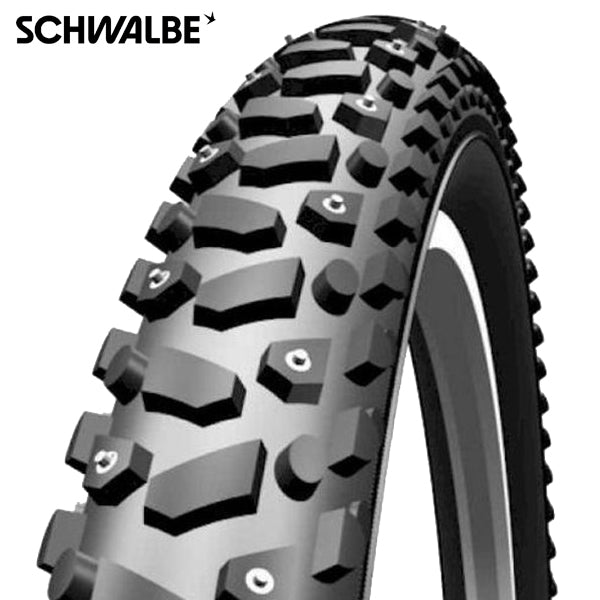 SCHWALBE Wire Band Snow Stud Performance 50-559 +R Black