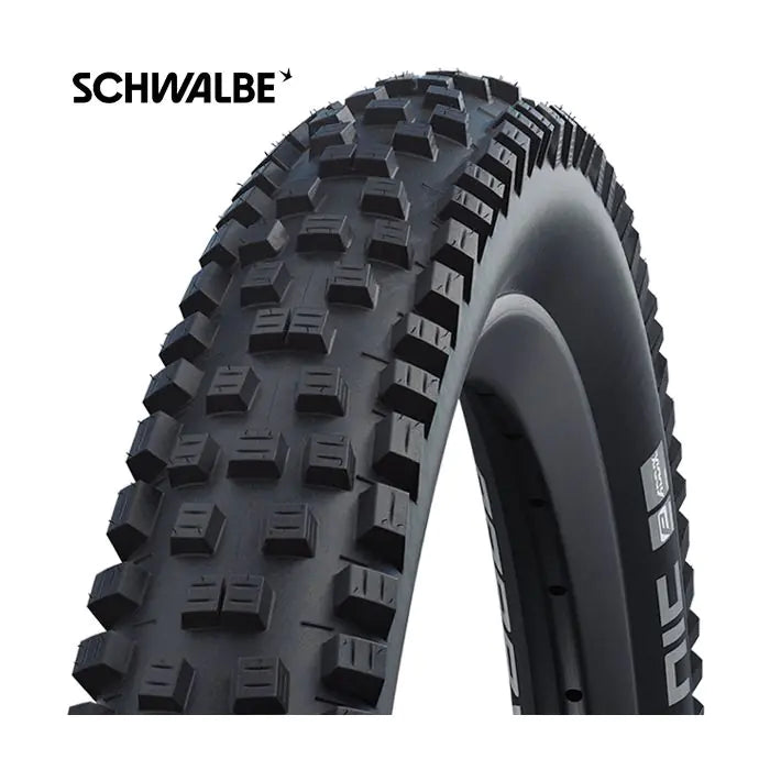 Folding tire Schwalbe Nobby Nic DD RaceGuard 26 x 2.40 62-559- black