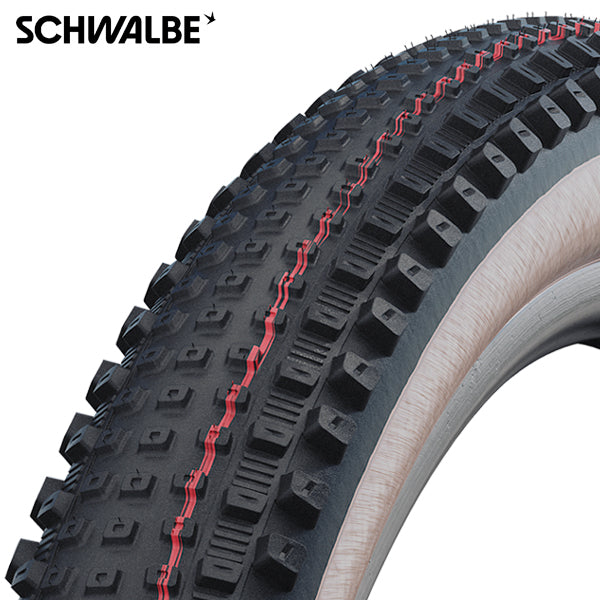 Schwalbe folding tire rick evo tlr 62-622 black transparent