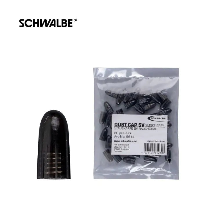 Schwalbe Dust cap smoke SV with magnet 50 pieces