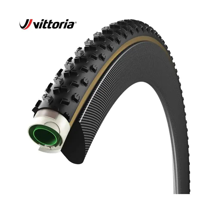 Vittoria Tube 33-622 Terreno nass mit Graphene G+ schwarz-transparent