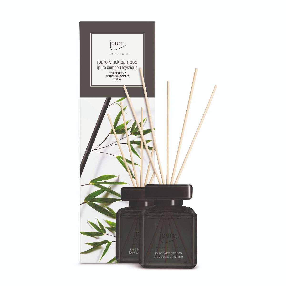 Ipuro fragrance diffuser black bamboo 200 ml