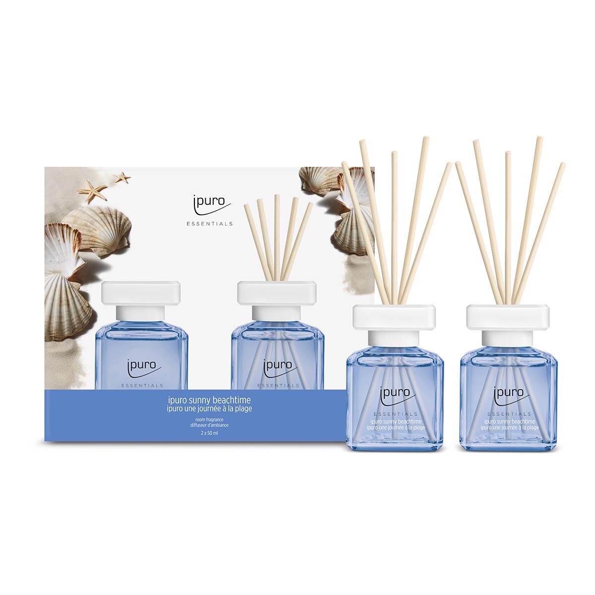 Ipuro fragrance diffuser sunny beachtime 2 x 50 ml