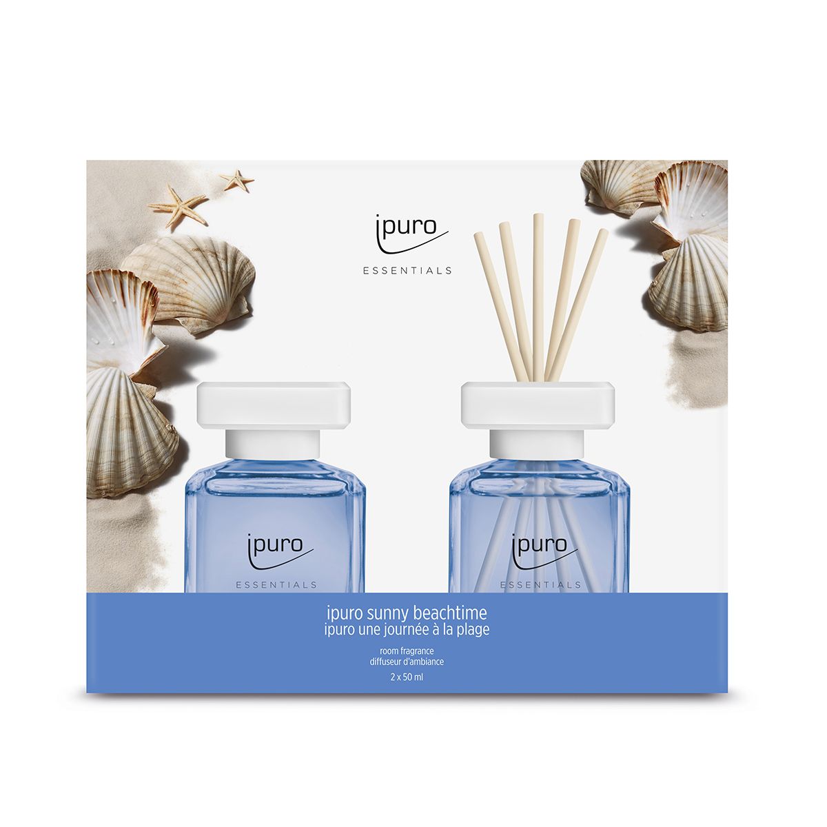 Ipuro fragrance diffuser sunny beachtime 2 x 50 ml