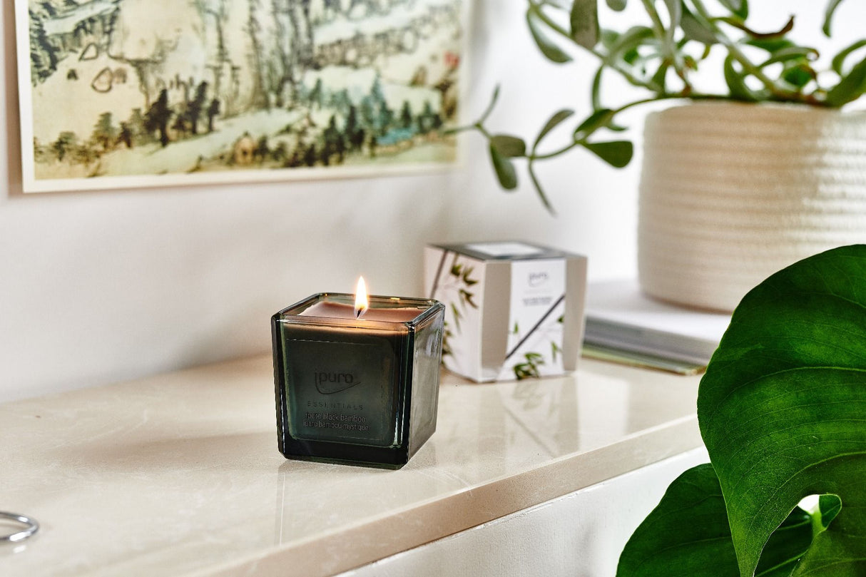 Ipuro scented candle black bamboo 125gr.