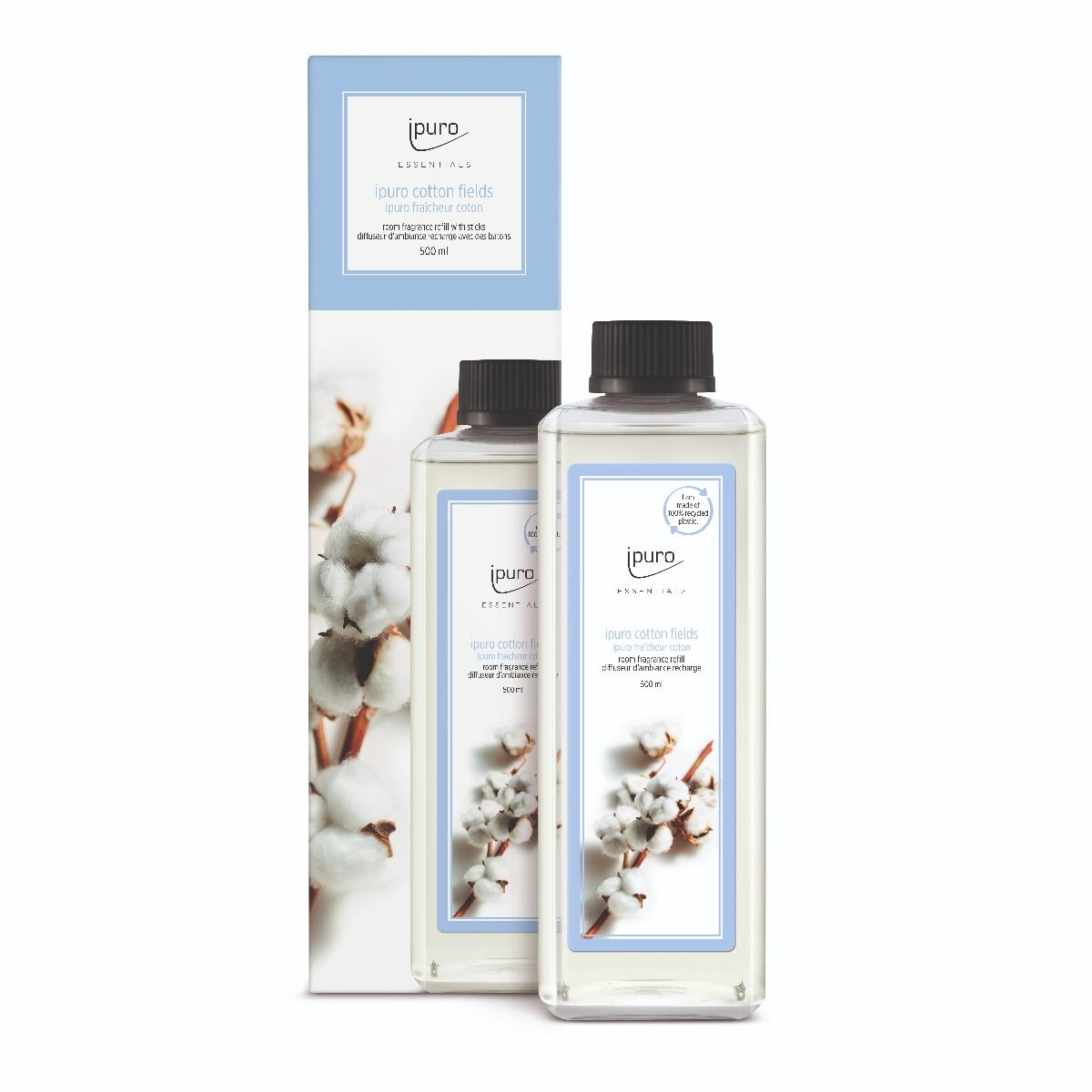Ipuro duftspreder refill bomullsfelt 500ml