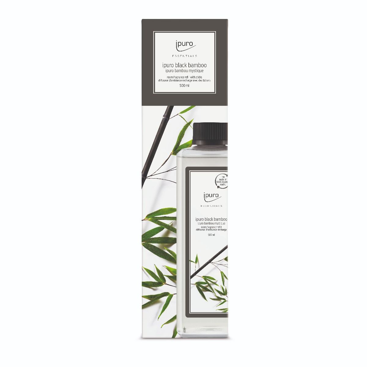 Ipuro fragrance diffuser refill black bamboo 500ml