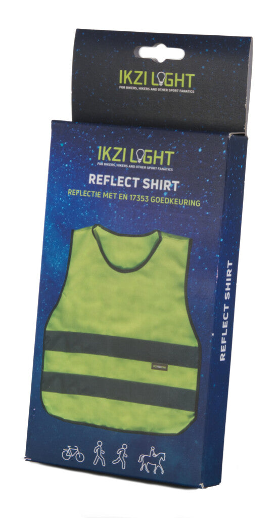 IKZI Light Reflect Shirt XS yellow Safety vest children