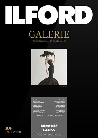 Ilford gallery metallic gloss 260g a4 25 sheets