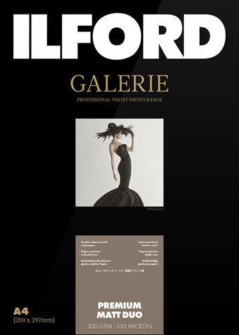 Ilford gallery premium matt duo 200g a4 50 sheets