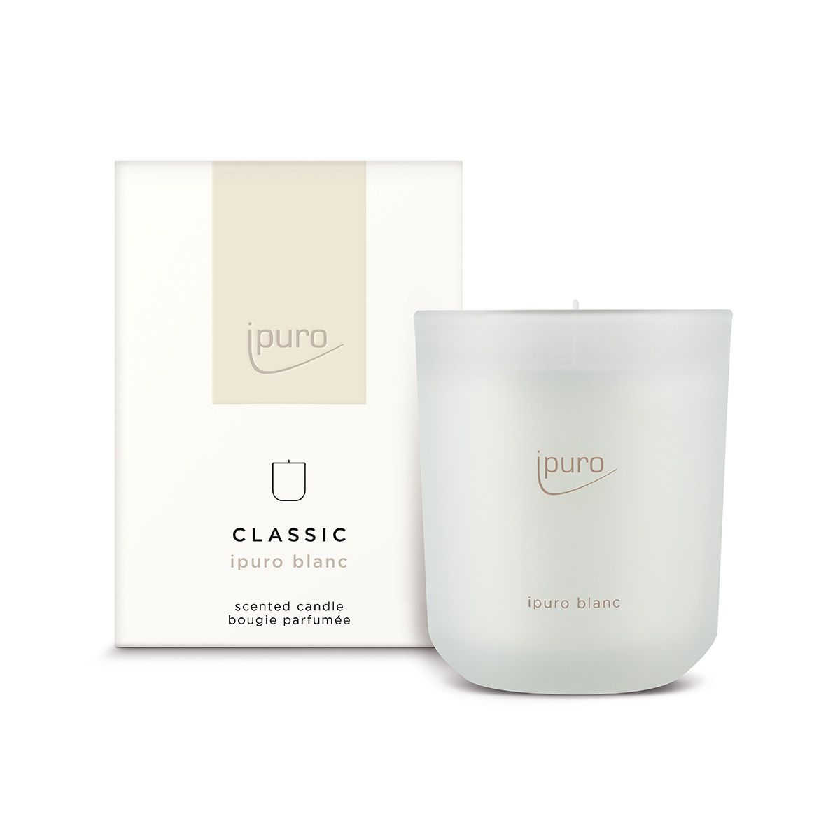 Bougie parfumée Ipuro blanc 270gr