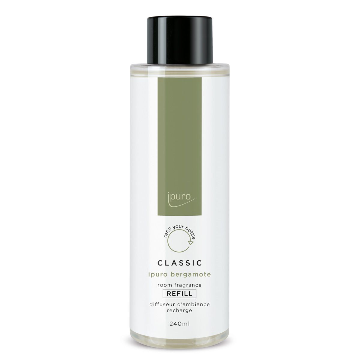 Ipuro fragrance diffuser refill bergamote 240ml