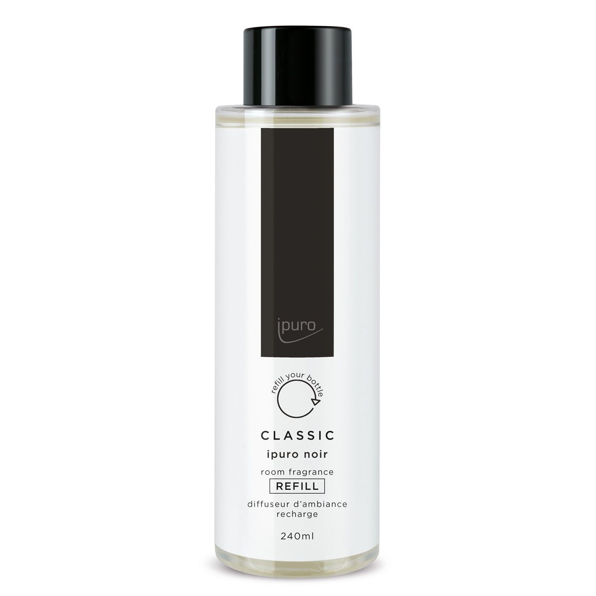 Ipuro fragrance diffuser refill black 240ml