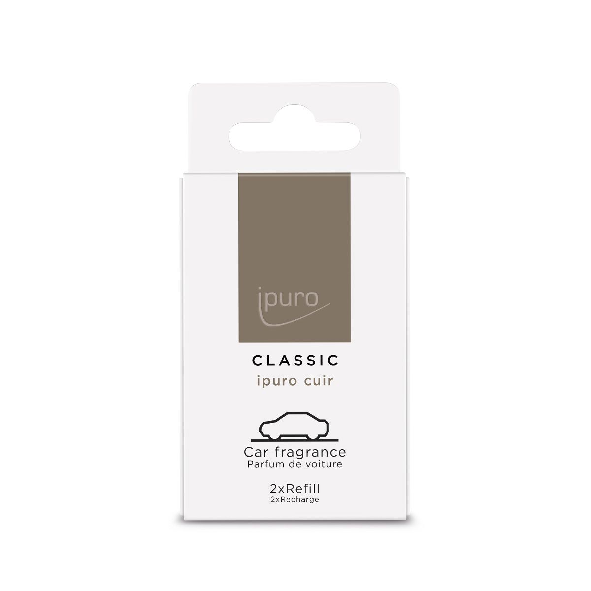 Ipuro car line cuir refill 2 x 9gr