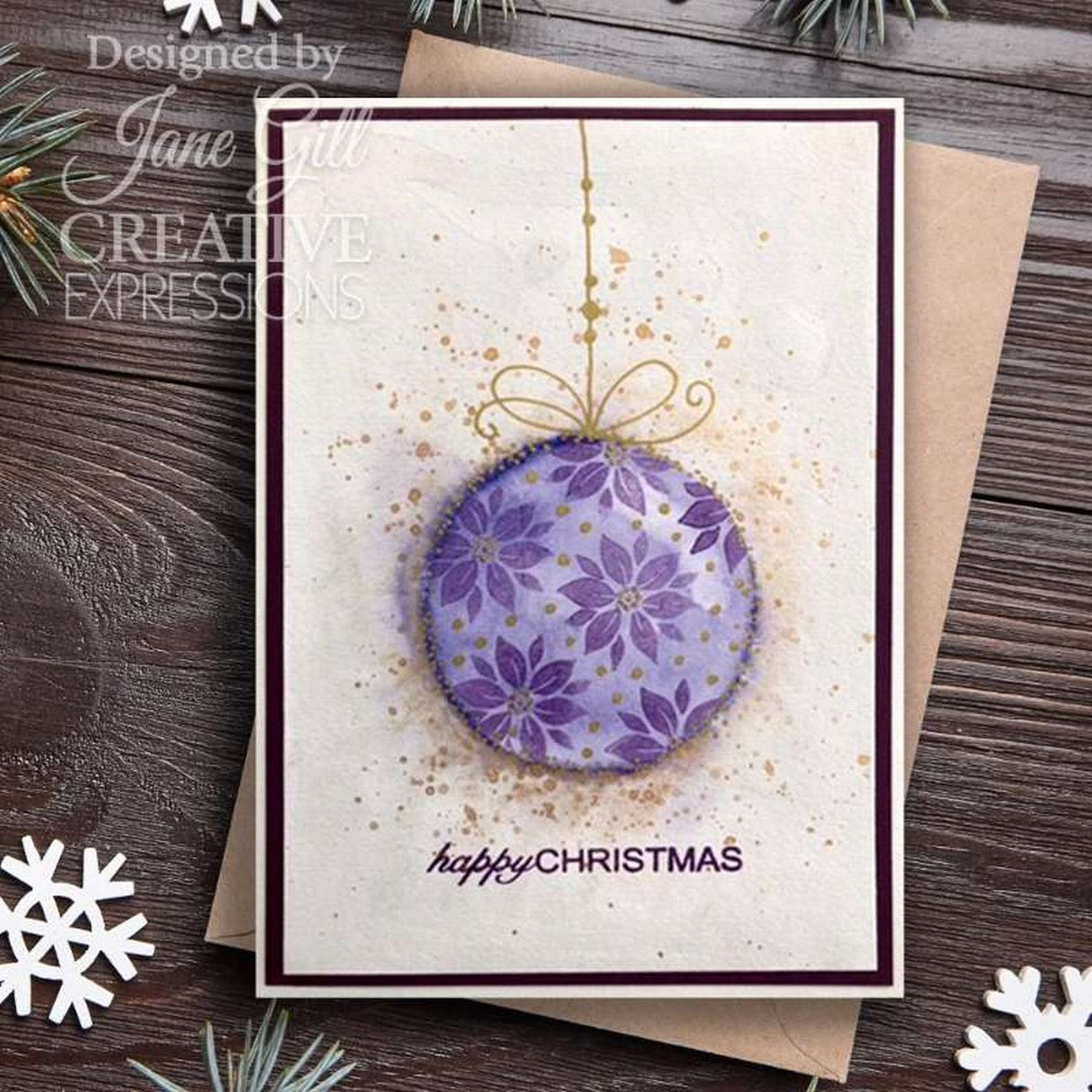 Woodware • paintable baubles clear singles stamps home fillers
