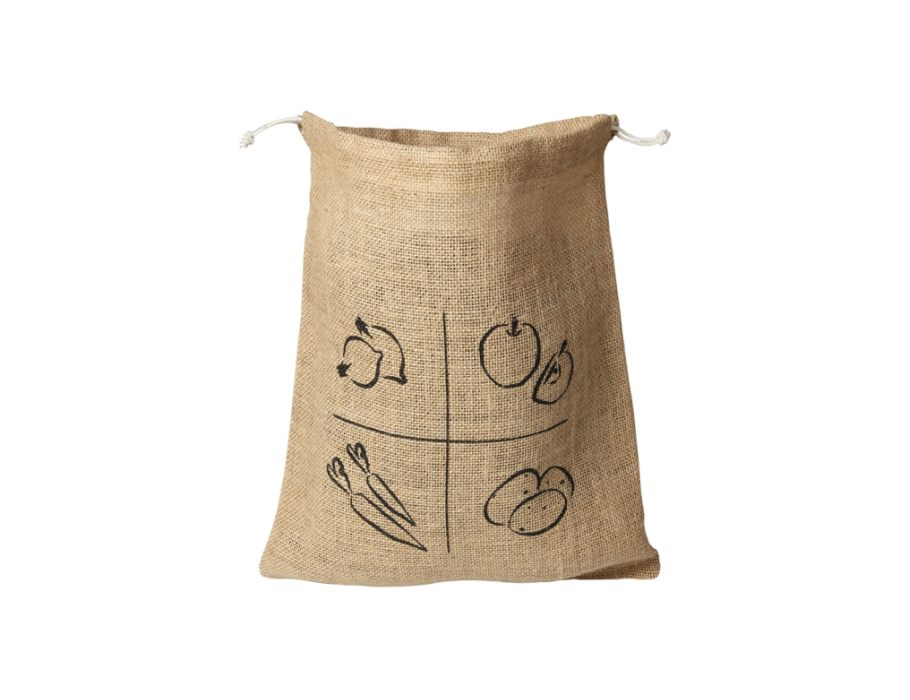 Ah! Table! Jute fruit and vegetable storage bag - medium