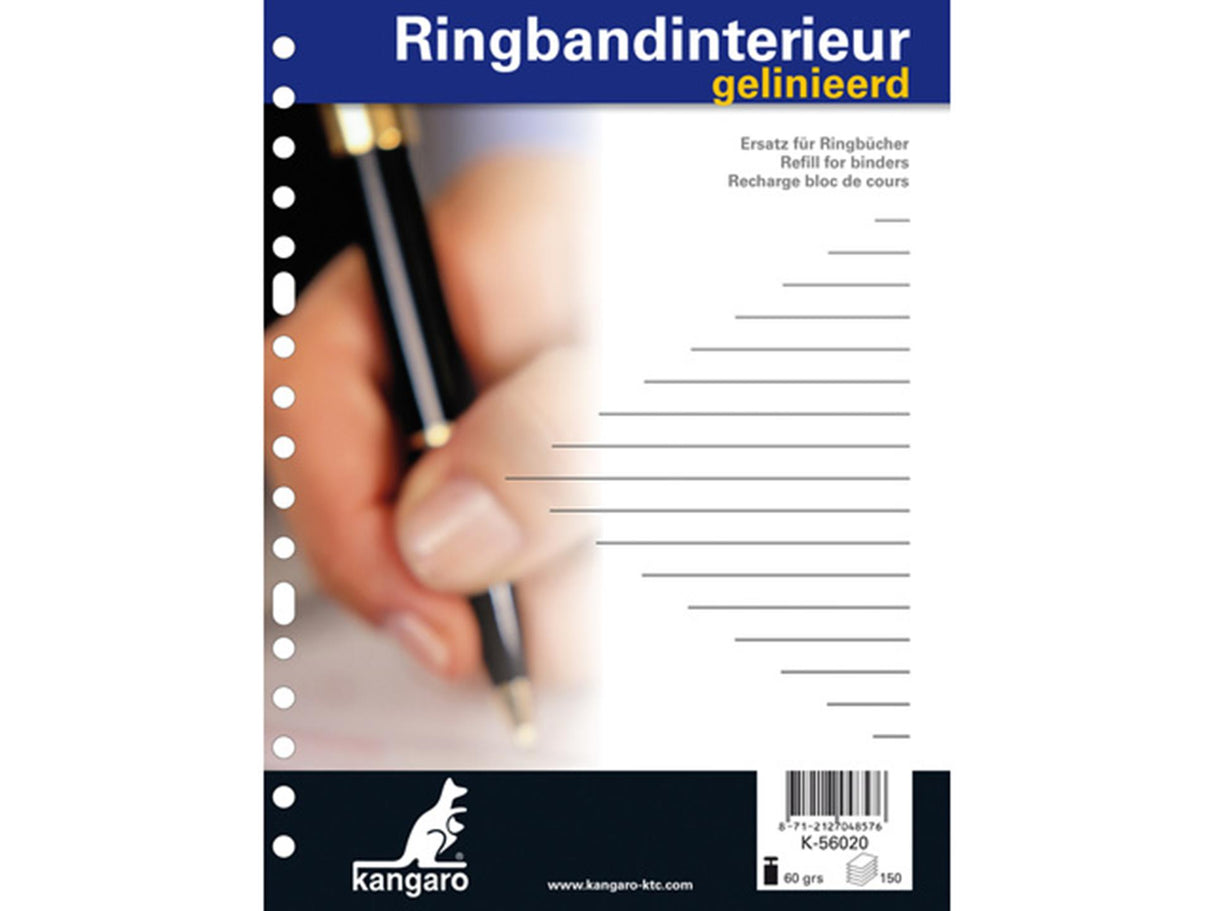 Kangaro ringbandinterieur a5 17r gelinieerd