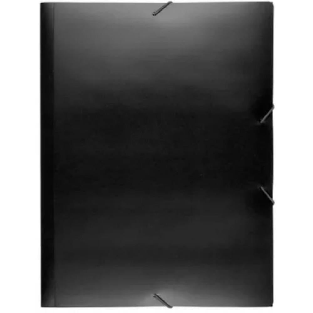 Pasta Kangaro elasto a4 plástico preto