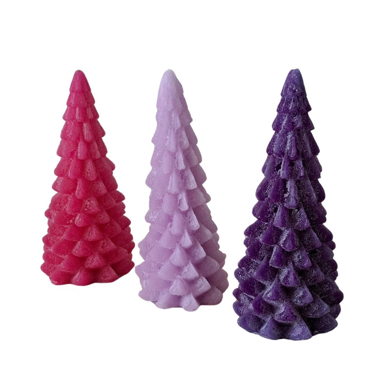 Kaars frosty kerstboom 20cm