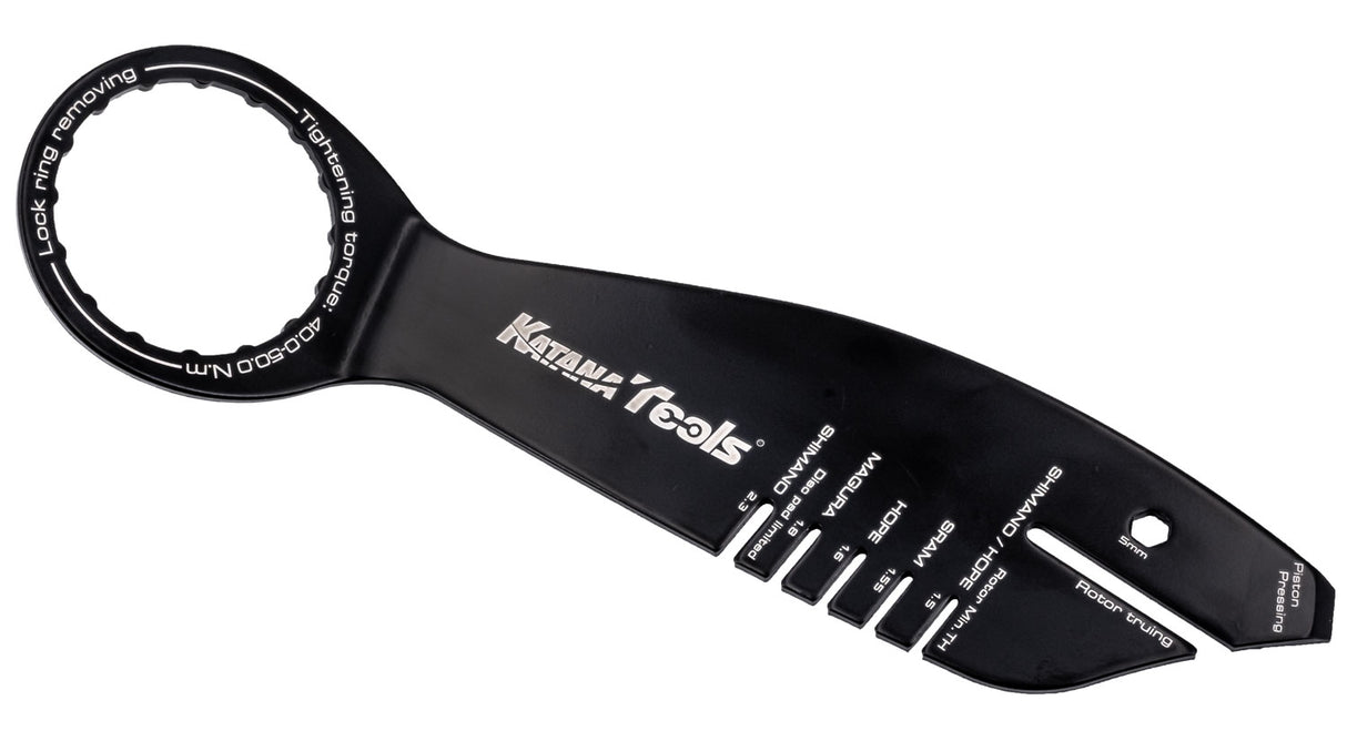 Ferramenta de freio multidisco Katana 5 em 1 em aço inoxidável