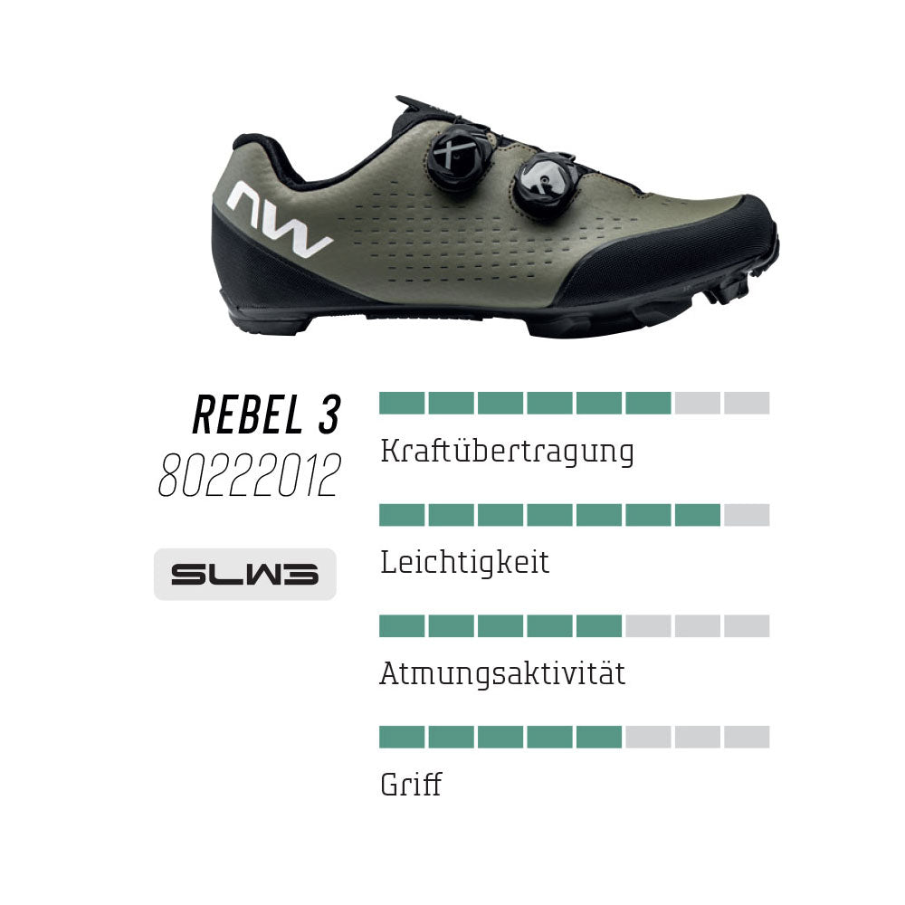 Northwave rebel 3 - mtb shoes | 38