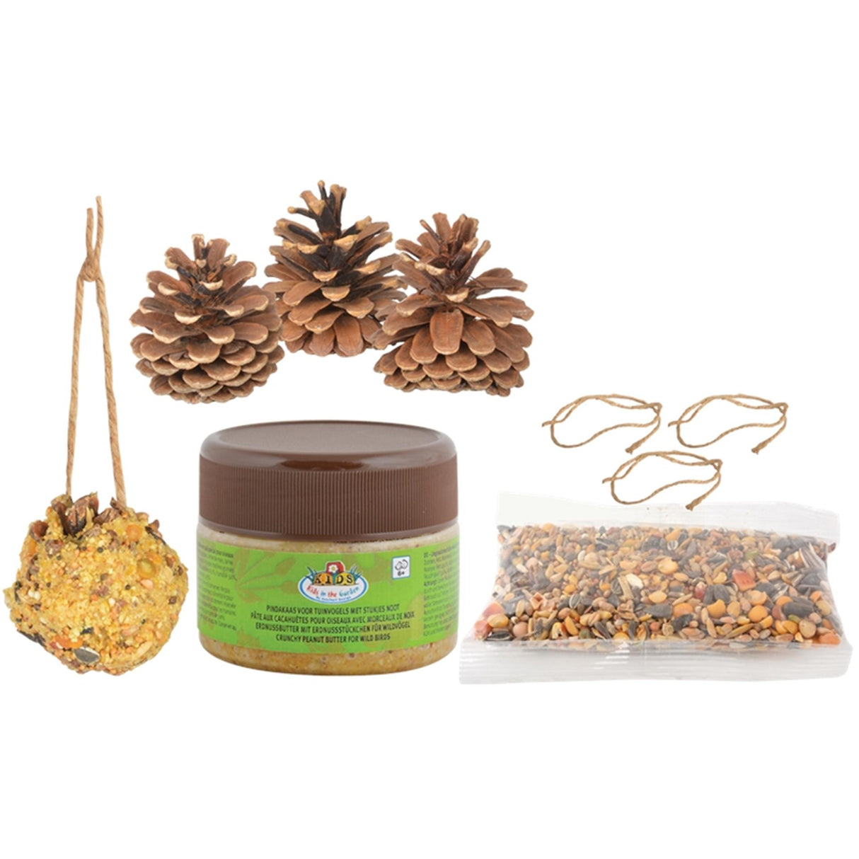 Esschert design doe-het-zelf vogelvoer dennenappels