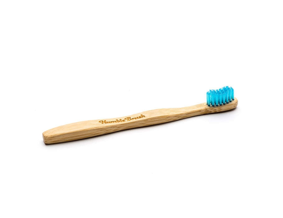 The Humble Co. bamboo toothbrush - child - ultra soft - blue