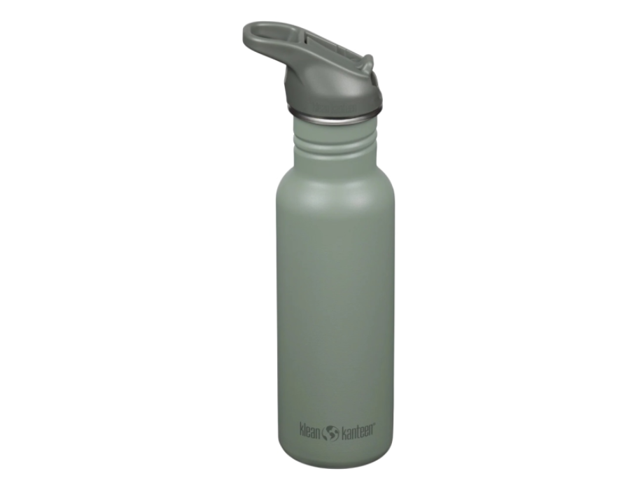 Klean Kanteen drinking bottle - classic narrow - sports cap with flip - sea spray - 532 ml