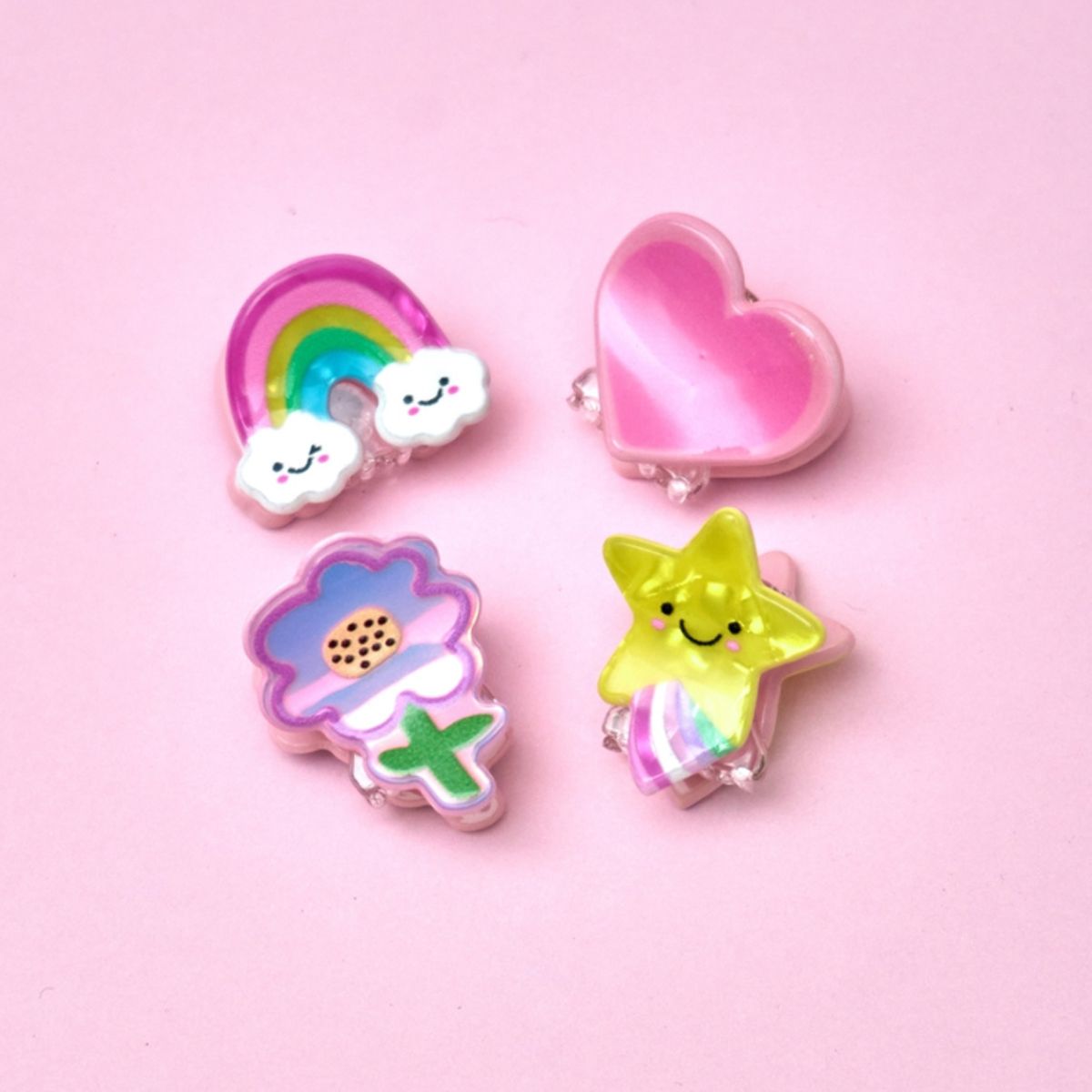 Invisibobble clipstar kids happy world 4st.