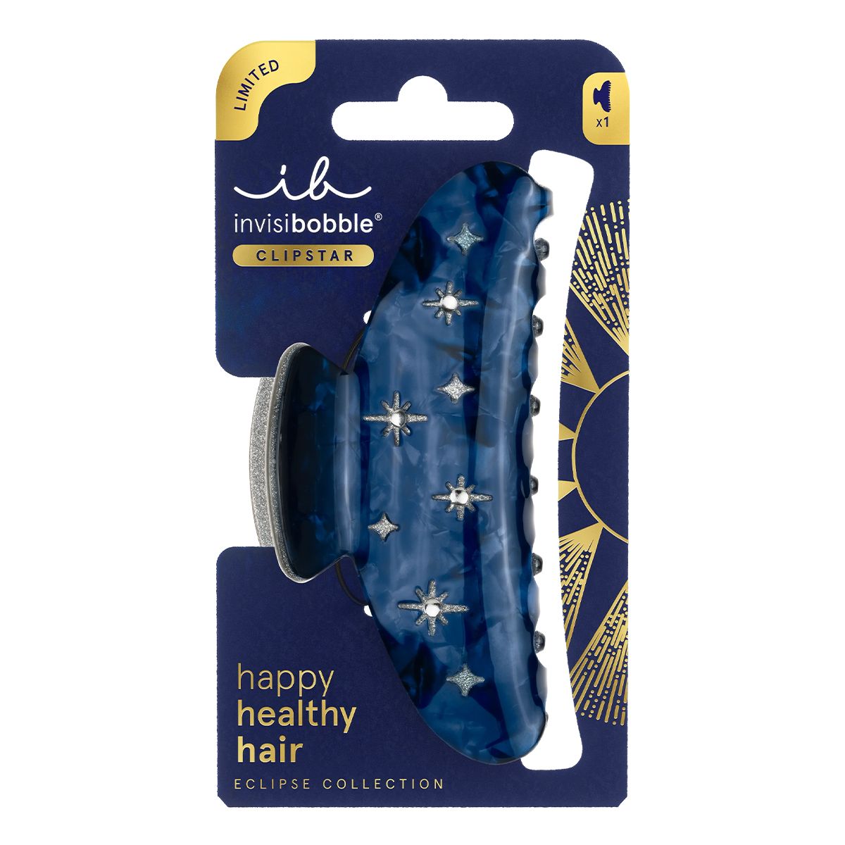 Invisibobble clipstar eclipse nightfall