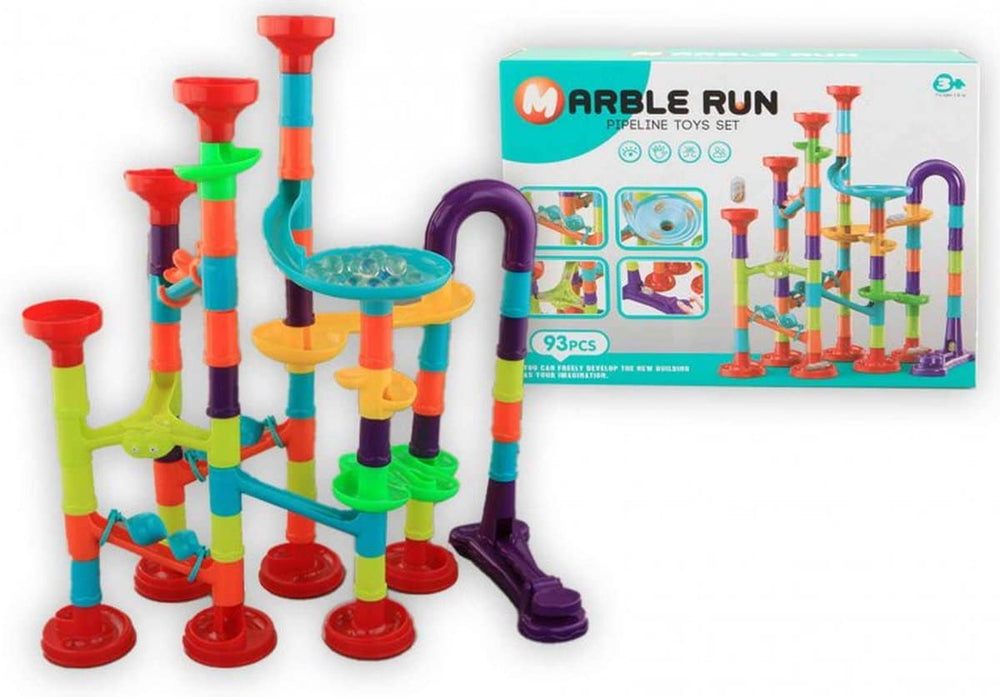 Jonotoys Knikkerbaan 93 pièces, à construire de différentes manières