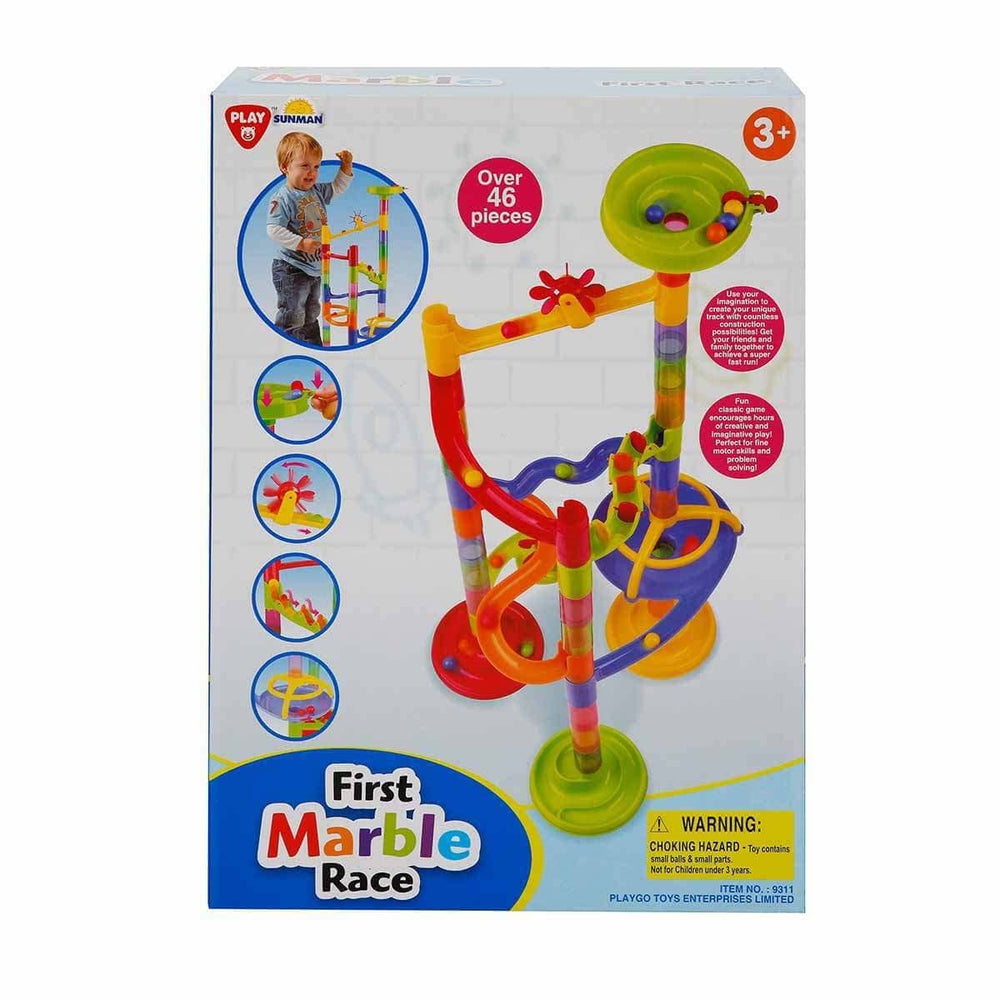 Playgo - Deluxe marble run, +46 pieces incl. marbles