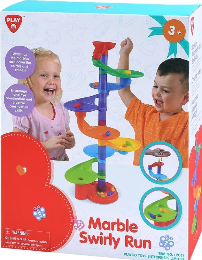 Playgo - pista per biglie con biglie