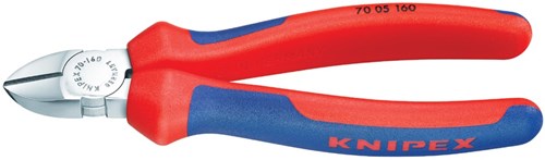 Knipex sidoklipptång förkromad med flerkomponentshandtag 140 mm - 7005140