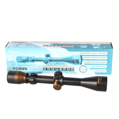 Alcance del rifle konus konuspro 3-9x40 demostración