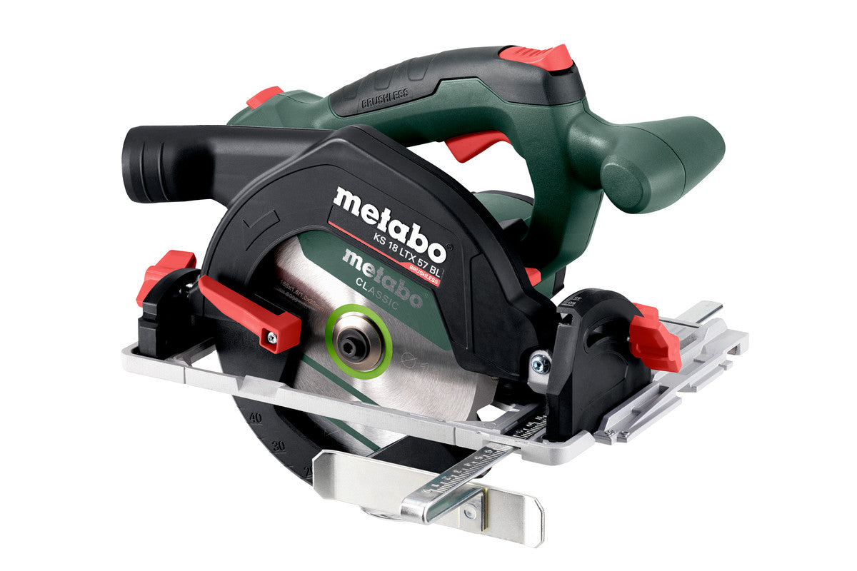 Metabo ks 18 ltx 57 bl accu cirkelzaag 18v | zonder accu en lader | metabox 340 - 611857840