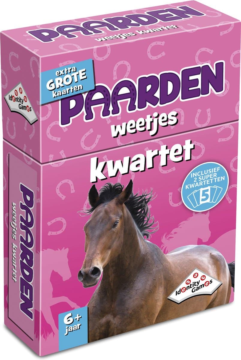 Boosterbox horse trivia quartet - card game
