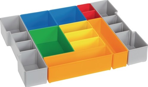 L-boxx divisionssats | b378xd313xh65 mm | blå gul röd orange grön grå | blå gul röd orange grön grå | 1 stycke - 6000010097 - 6000010097