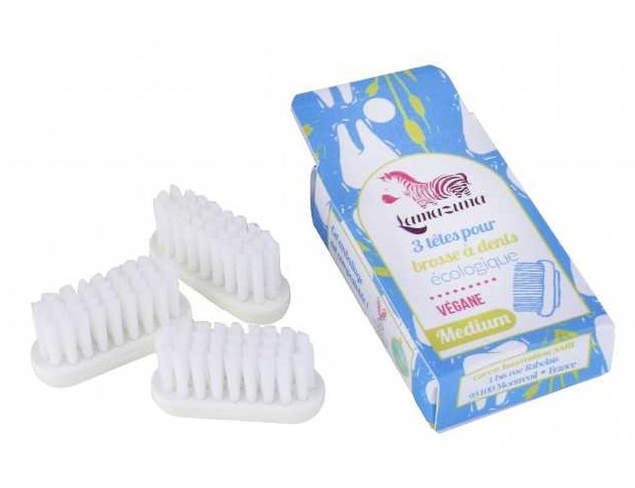 Lamazuna Nachfüll Zahnbürste Medium 3st