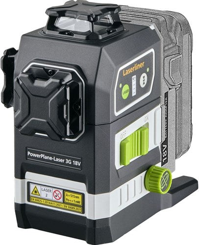 Laserliner powerplane laser 3g multi-18v - suministrado con juego de adaptadores de corriente de 7 piezas 036.380.70 - 036.380l