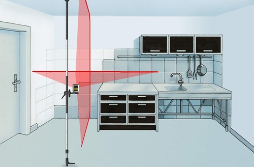 Telepé Laserliner plus | tripé telescópico | 330 cm - 090.122a
