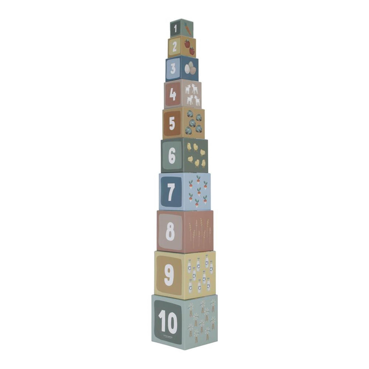 Torre apilable de cartón Little Dutch Tiamo Little Farm