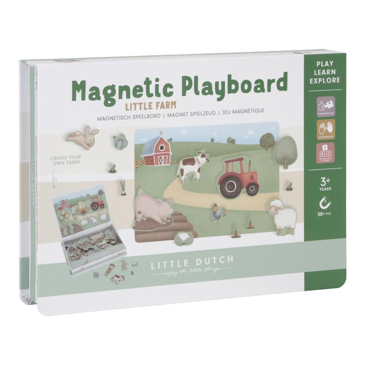 Little dutch little farm magnetisch speelbord fsc