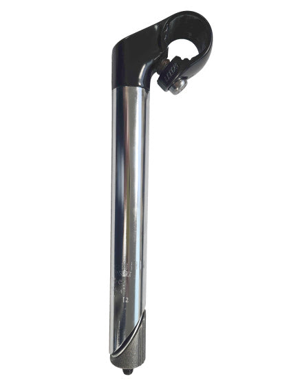 Leechi Stem fijo Ø 25.4 mm de acero plateado negro