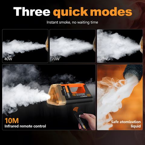 Lensgo handheld rookmachine smoke master pro