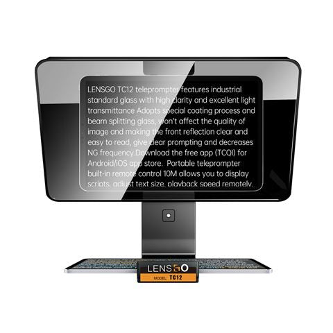 Lensgo teleprompter autocue tc12