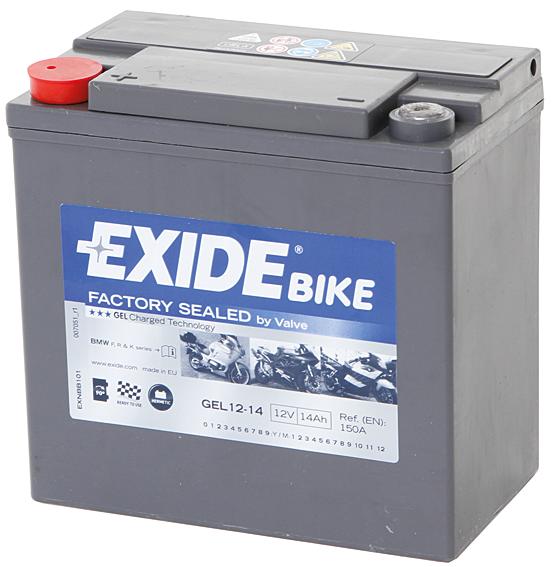 Exide battery g12-14 gel din 51214