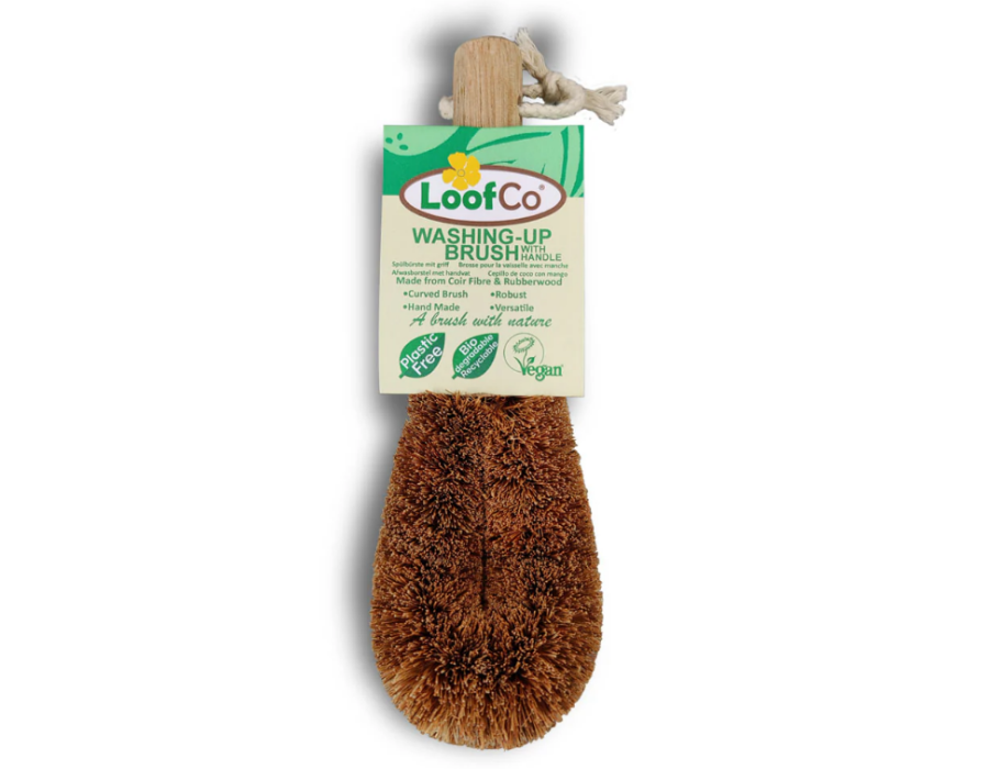 Rockshox dishwashing brush with handle - coconut