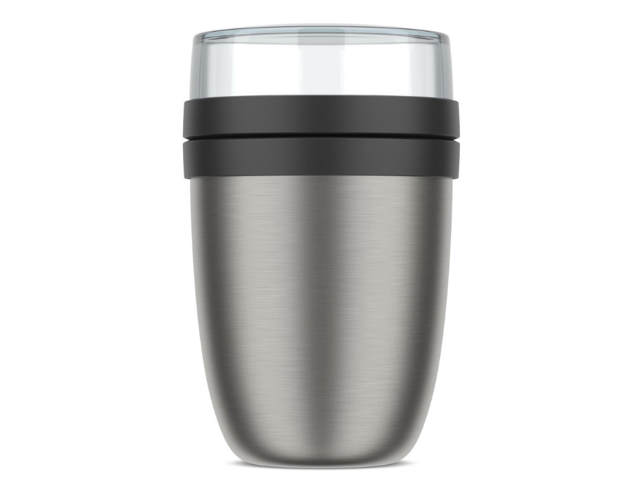 Mepal lunch pot ellipse - insulated - Nordic black - 500 ml + 200 ml